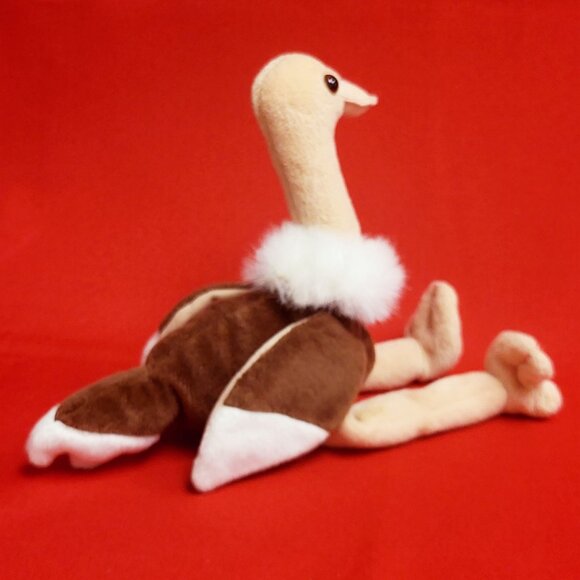 Ty Beanie Babies Stretch The Ostrich 1997 Animal Plush Stuff Toy - Picture 4 of 11